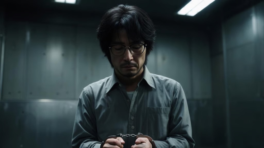 麻薬使用容疑で手錠をかけられた酒井じゅんほ