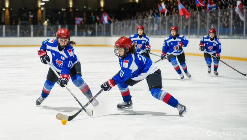 志賀紅音　アイスホッケーをするイメージ