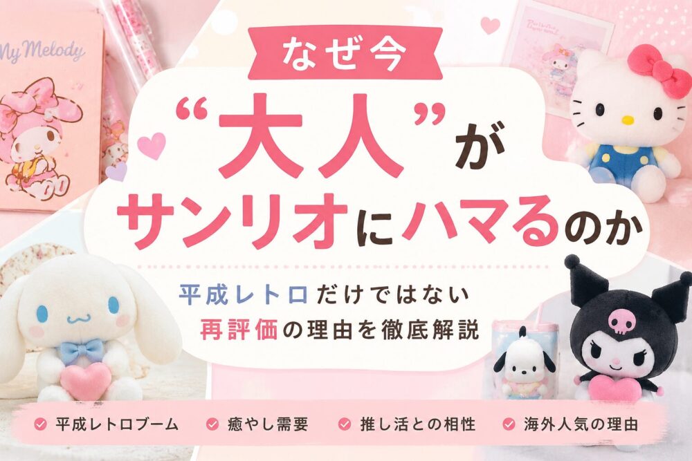 なぜ今大人がサンリオにハマる