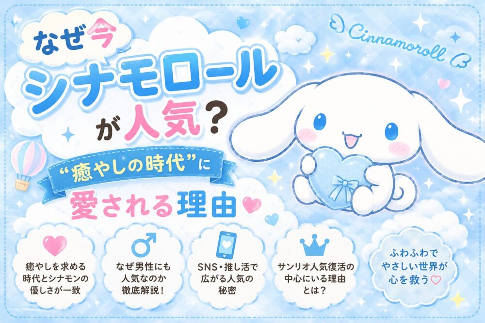 なぜシナモロールが人気？