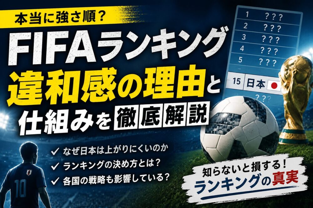 FIFAランキング違和感の理由
