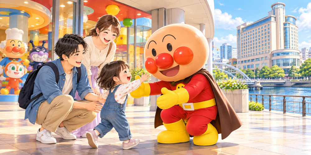 福岡アンパンマンミュージアム周辺の子連れ向けホテル3選｜徒歩で行ける宿を比較